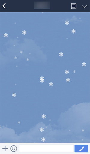 Lineのトークに雪が降る クリスマスの粋なプレゼントにユーザー感動 Isuta イスタ おしゃれ かわいい しあわせ