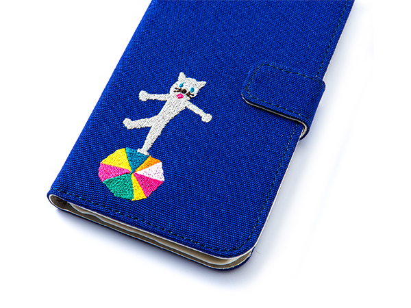 ワンポイント刺繍入り Aiueoの新作iphoneケースが可愛い Isuta イスタ おしゃれ かわいい しあわせ