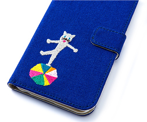 ワンポイント刺繍入り Aiueoの新作iphoneケースが可愛い Isuta イスタ おしゃれ かわいい しあわせ