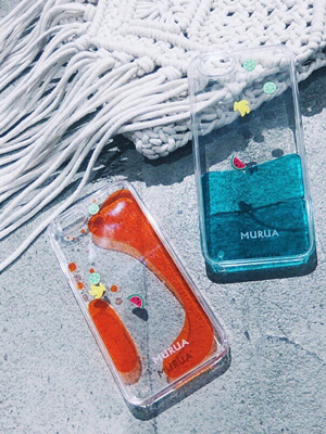 季節を先取り 水のように揺れる夏デザインのiphoneケース Isuta イスタ おしゃれ かわいい しあわせ