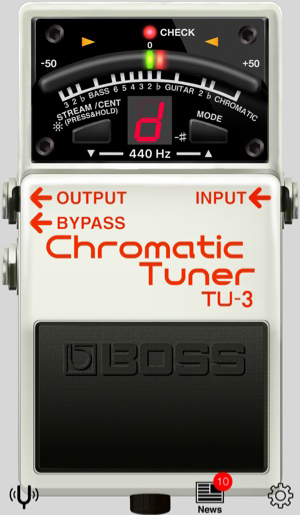 ギタリストの定番 Tu 3 のチューナーアプリ Boss Tuner が無料で登場 Isuta イスタ おしゃれ かわいい しあわせ