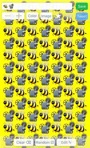 Iphoneの絵文字パターン壁紙が作れるアプリ Emoji Wallpaper が超かわいい Isuta イスタ 私の 好き にウソをつかない