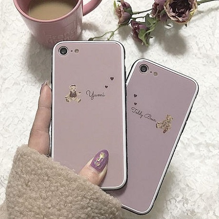 テディベアケースに名入れができちゃう♡ラブリーなiPhoneケースが