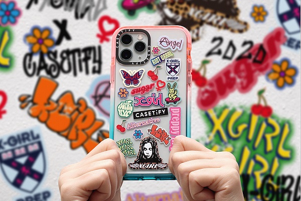 X Girlとcasetifyがコラボ ステッカーコラージュ風のiphoneケースが1月31日から発売開始です Isuta イスタ おしゃれ かわいい しあわせ