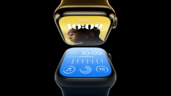 「Apple Watch Series 8」では、皮膚の温度を測定する『皮膚温測定機能』機能などが新たに追加