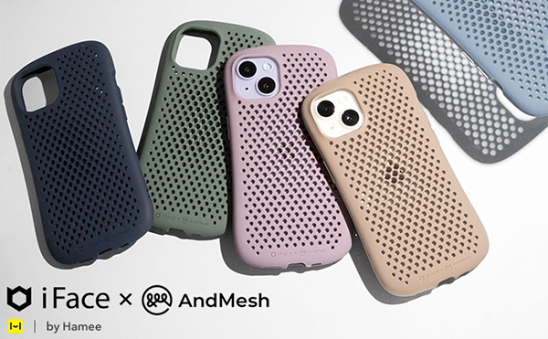 「iFace × AndMesh MESH Grip Case」の対応機種に、iPhone 14/14 Proが仲間入り