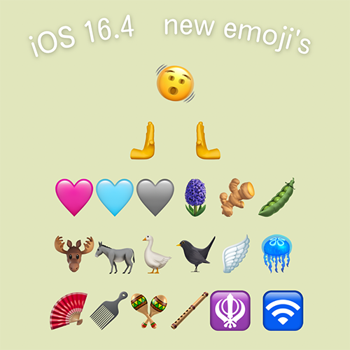 「iOS 16.4」に追加された新しい絵文字