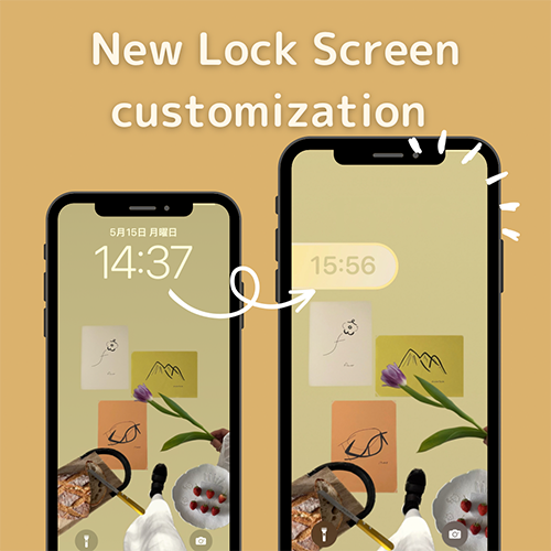 iPhoneロック画面の時計がウィジェットへお引越し!? 「Morfic」と「Widgetsmith」でデザインを一新しよ