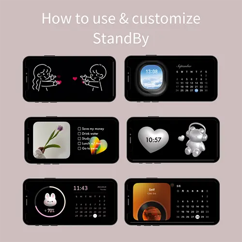 iOS 17「スタンバイ」画面をウィジェットで自分好みにアレンジしよ。カスタマイズにおすすめなアプリ5選