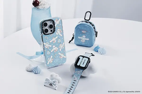 グローバルライフスタイルブランド「CASETiFY（ケースティファイ）」とサンリオキャラクターズ「シナモロール」のコラボレーションテックアクセサリー