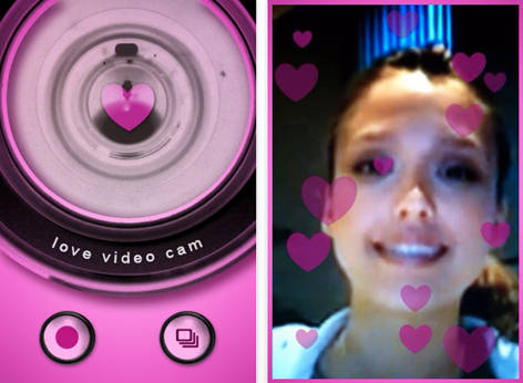 Love Video Cam For 3g And 3gs 女性専用 キュートなハート付き動画が撮れます 3g 3gs対応 Isuta イスタ おしゃれ かわいい しあわせ