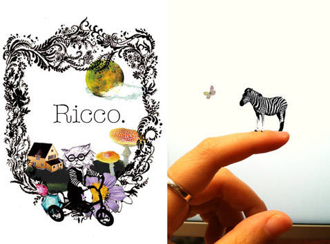 Ricco 注目のアーティスト Ricco のイラストを使って素敵に写真をコラージュしよう Isuta イスタ 私の 好き にウソをつかない