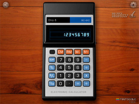 Retrocalc Free Ipad 好きなデザインで使える レトロなアナログ計算機 Isuta イスタ おしゃれ かわいい しあわせ