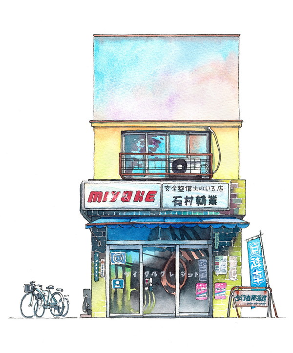 外国人イラストレーターが描いた東京の 古い建物 がノスタルジックでステキ Isuta イスタ 私の 好き にウソをつかない