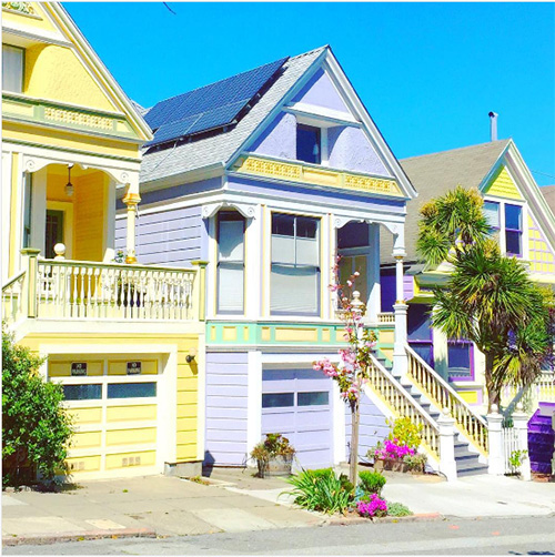 見てるだけで明るい気持ちに サンフランシスコのカラフルな家の写真を集めたインスタアカウント Isuta イスタ 私の 好き にウソをつかない