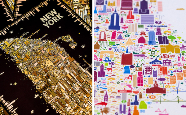 これ地図なの 街の魅力を最大限に表現したニューヨークのマップがオシャレ Isuta イスタ おしゃれ かわいい しあわせ
