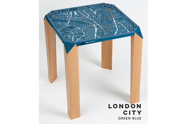 地図好きにはたまらない♪NYやロンドンの街を一望できる「マップ・テーブル」がスタイリッシュ