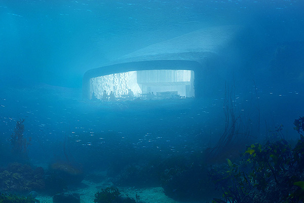 ノルウェーに海中レストランがオープン予定 幅11メートルの巨大な窓から海底の神秘を見渡せちゃう ガジェット通信 Getnews