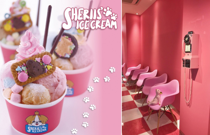 ピンクの店内もかわいすぎ 名古屋にデコレーションアイス専門店 Sherie S Ice Cream がオープン Isuta イスタ おしゃれ かわいい しあわせ