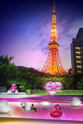 今年はピンクディスコ！SNS映え必至のCanCamナイトプールが東京プリンスホテルにオープン