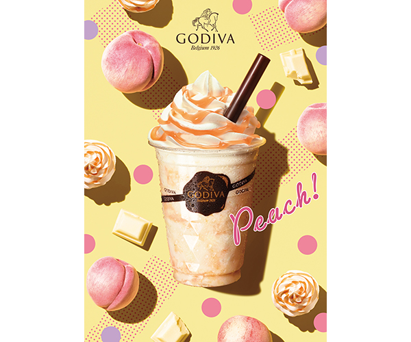 ゴディバのショコリキサーの新作は“桃”×“ホワイトチョコ”！上品でフルーティーな桃のお味に夢中♡
