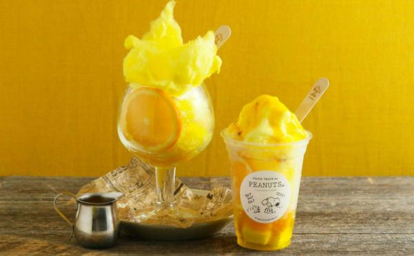 黄色くてふわふわなウッドストックをイメージ♡ピーナッツカフェ中目黒に期間限定かき氷が登場♩