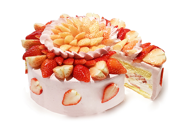 カフェコムサは毎月22日が ショートケーキの日 1月は珍しい 白いちご を使用した限定ケーキが登場 Isuta イスタ おしゃれ かわいい しあわせ