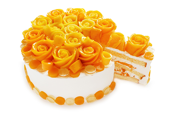 マンゴーでできた美しいバラにうっとり♡カフェコムサに5月22日限定で“マンゴーローズのショートケーキ”が登場
