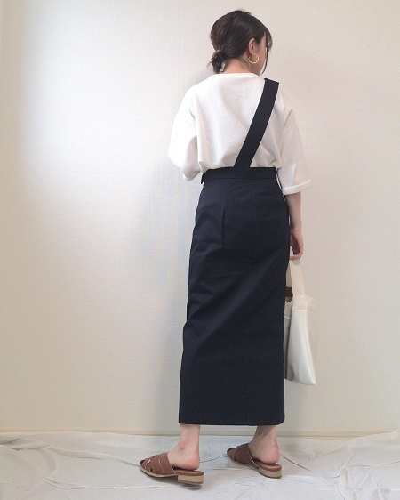 【Sサイズ】GU サス付きナローミディスカート