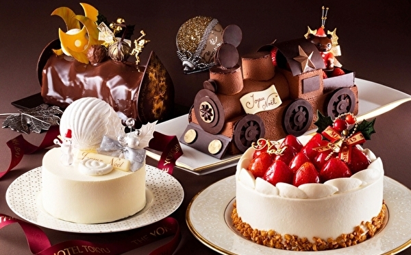 かわいい汽車型、真っ白な大人ケーキも新登場♡横浜ベイホテル東急、クリスマスアイテムの予約受付が10月スタート♩