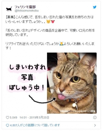 かわいすぎるペロリ顔がたまらない♡フェリシモ猫部に登場したポチ袋は「猫の舌しまい忘れ」がモチーフ！