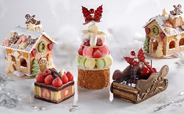クリスマスにかわいいケーキが欲しい人はマストチェック メルヘンな3種類のケーキがシェラトン都ホテル大阪にお目見え ガジェット通信 Getnews