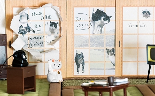 読みたかったらニャンコと一緒に障子を破って♡フェリシモ猫部のメッセージカードが遊び心ありすぎなんです♩