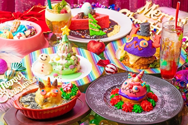 ゆめかわ×レインボーの心躍るラインナップ！KAWAII MONSTER CAFE原宿、令和初のクリスマスは「萌え色」づくし♡