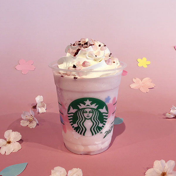 この季節を待ってました♡スタバ新作はさくら ミルクプリン フラペチーノ。今年限定のカップも見逃さないで