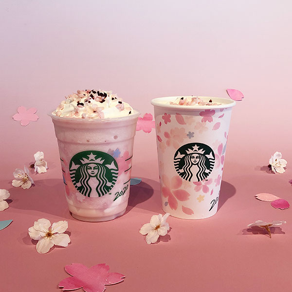 この季節を待ってました♡スタバ新作はさくら ミルクプリン フラペチーノ。今年限定のカップも見逃さないで