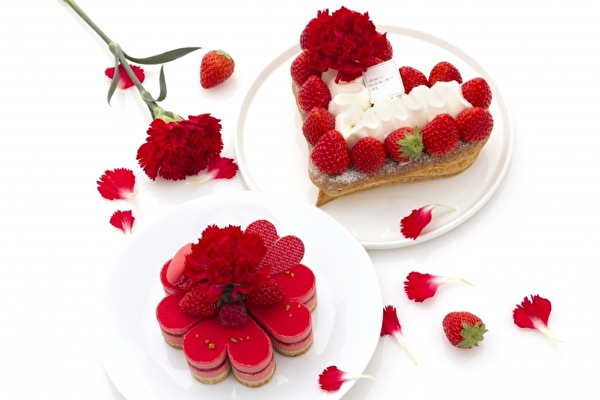 かわいすぎるギフトで感謝を届けたい♩サダハルアオキ「母の日ケーキ」は真っ赤なハート＆お花がモチーフ♡
