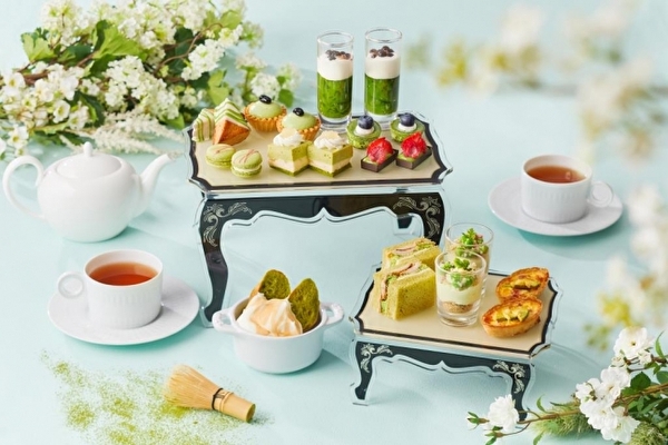 5種のブランド抹茶を贅沢に食べ比べ♩ザ ストリングス表参道、初夏のアフタヌーンティーは「抹茶」が主役！