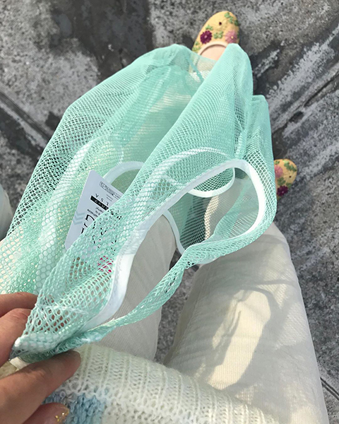 110円なのにちゃんとかわいい 夏にぴったりな メッシュバッグ はダイソーでゲットしたいんです Isuta イスタ 私の 好き にウソをつかない