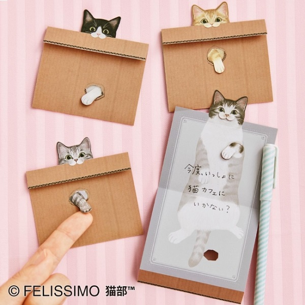 箱にすべり込む猫がかわいすぎる フェリシモ猫部からメッセージカードが新登場 Isuta イスタ 私の 好き にウソをつかない