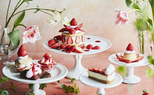 春を彩る華やかメニュー×苺増量DAYもお楽しみ。「J.S. PANCAKE CAFE」でストロベリーフェアが開催