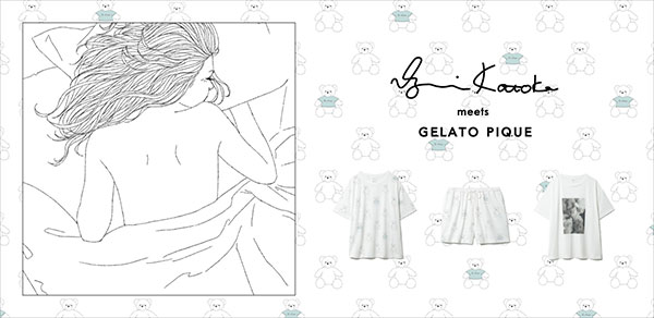 描き下ろしのアイテムがかわいい！gelato pique×イラストレーター「コトカイズミ」さんコラボのアイテム発売