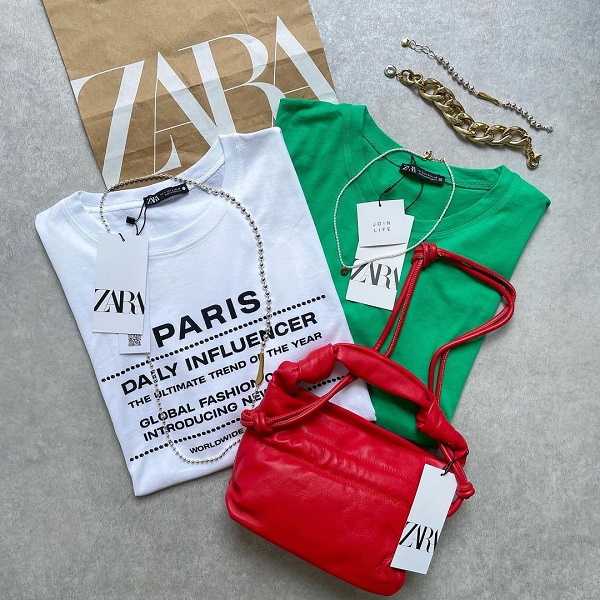 ZARAの「レザー巾着バッグ」は使い心地抜群。高見え度100％のバッグは
