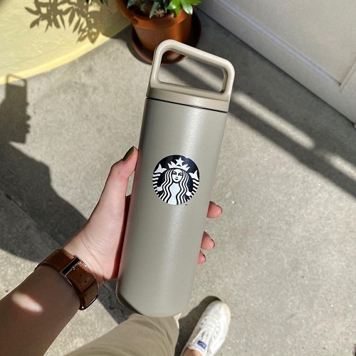 Starbucks MIIR コラボ ハンドルリッドステンレスボトル - 容器