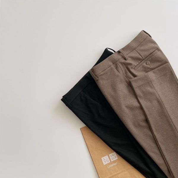 UNIQLO ヒートテックスマートスリムフィットパンツ 70cm ブラック