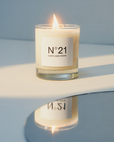 N21 EARTH AND STOVE CRYSTAL CANDLE-