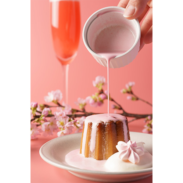 2000個以上売れた大人気の「カヌレプリン」に、桜ソース味が仲間入り！この春は目黒川沿いのカフェに集まって