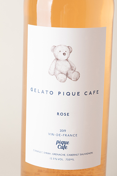 gelato pique cafeらしいかわいいラベルが魅力の有機ワイン