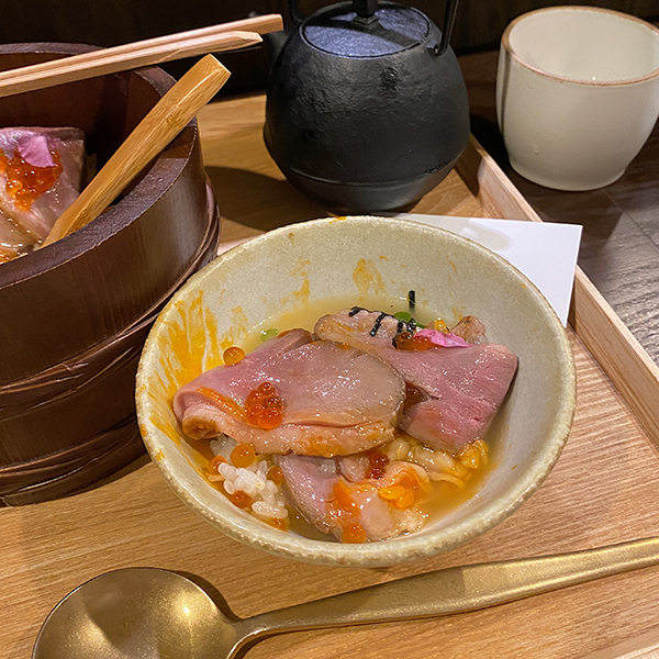 京都「Gion Duck Rice」の鴨ひつまぶし