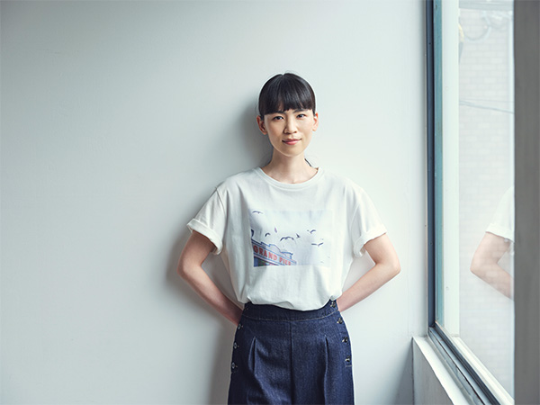 Afternoon Tea LIVINGと神ノ川智早さんのコラボTシャツ「カモメ」